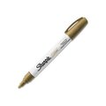 Sanford Sharpie® Paint Marker, Oil-Based, Medium, Gold Ink, 1 Each 35559